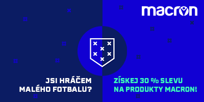 Jarní výprodej Macron přináší exkluzivní ceny pro hráče malého fotbalu